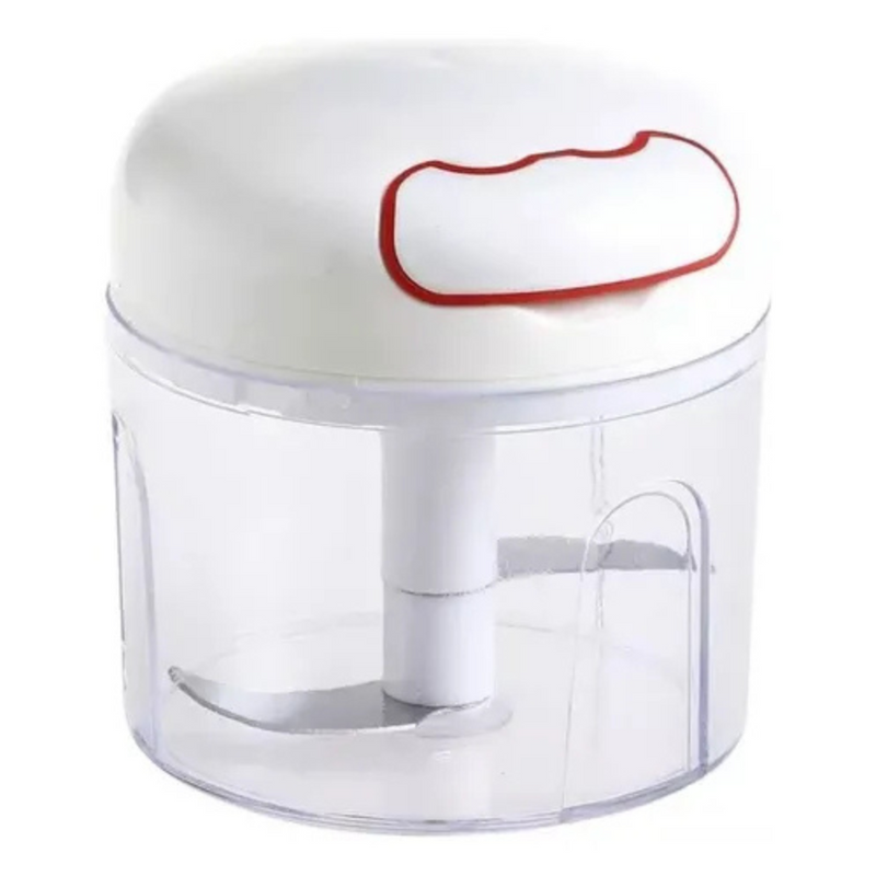 Mini Processador Triturador Manual com 2 Lâminas em Inox