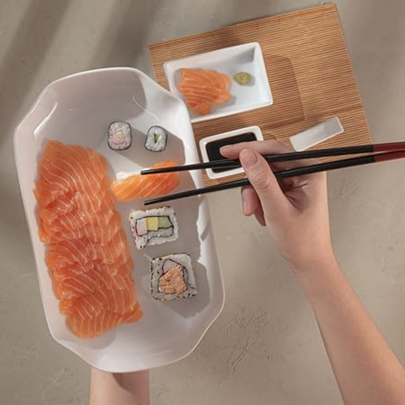 Conjunto para Sushi em Bambu Kyoto – 10 Peças Lyor
