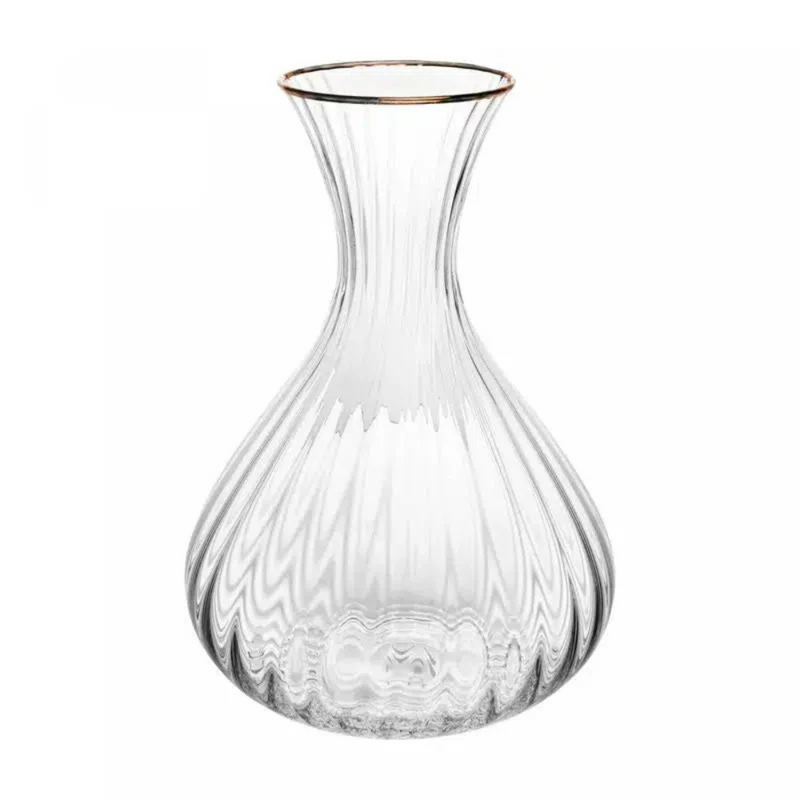 Decanter de Cristal Ecológico com Fio de Ouro Optic 1,5L – Wolff