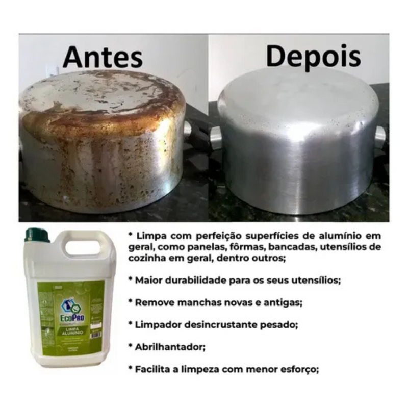 Limpa Alumínio 5L EcoPro – Ekkos