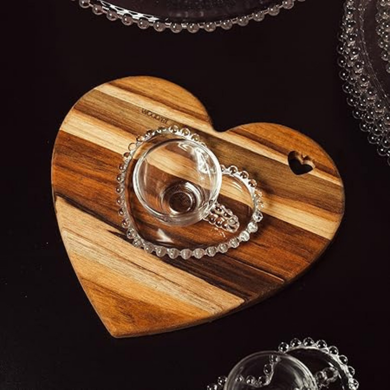 Conjunto de Xícaras e Pires Coração Pearl – Wolff