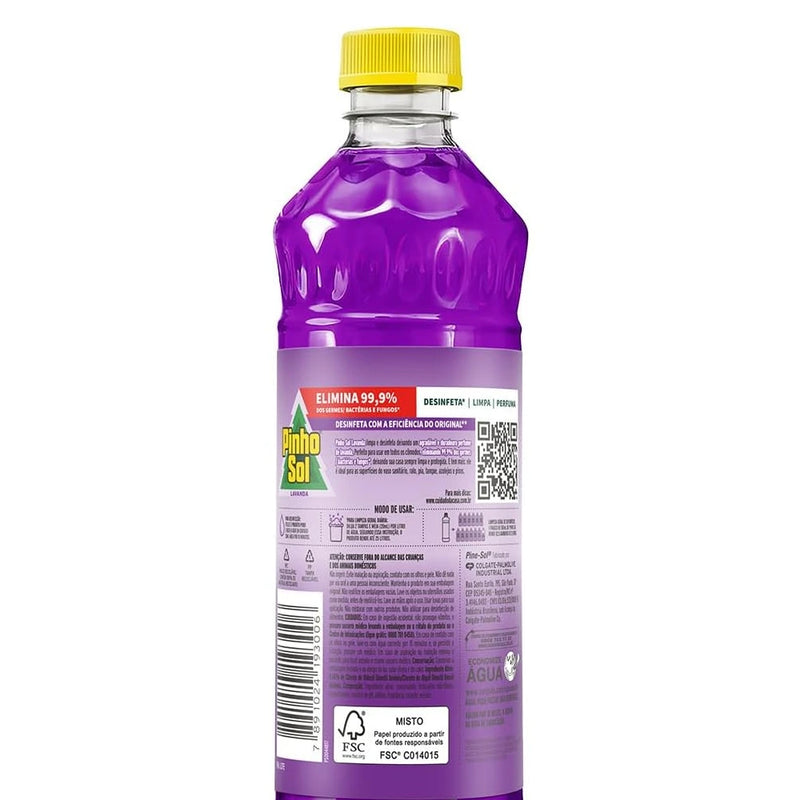 Desinfetante Pinho Sol - 500 ml Lavanda