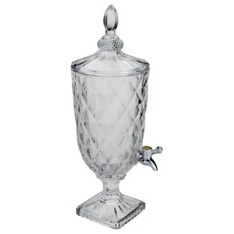 Suqueira Diamond em Cristal Transparente – 3 Litros